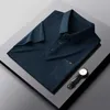 Chemises habillées pour hommes POCHETS DE SILK ICE DE FOCHE CORÉANT