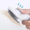 Auto -pulizia Slicer Brush Dog Cat Cat Hair Remover Pennello per la toelettatura per la toelettatura Deshedding Pannogia