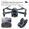 Drones A9 Pro 4K Çift Kamera Oklüzyonu Yüksek Tanımlı Fotoğraf Optik Akış Konumlandırma Fırçasız Elektrikli Ayarlanmış Drone D240509