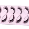 15pairs/3pack Cat Eye Lashs Длинные ресницы кошачьи глаза выглядят тонкие ресницы для глаз удлиненная полоса густая ложная ресна