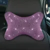 Steering Wheel Covers Pink PU Leather Car Steering Wheel Cover Set Diamond Pink Auto Wheel Covers Cases for Lady Girls Car Accessories for Woman T240509