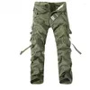 Pantalon masculin masculin cargo décontracté combat armée militaire de style tactique pantalon de poche automne