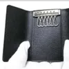 Damier Key Hold Large Capacity Leather Loou Herrkedjor Kedjor Blandade Godkvalitet äkta läder 6 nycklar Plånbok 335S