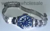 Качественный топ качество Tudory Original 1: 1 Дизайнерские наручные часы Prince Oysterdate Mini-Sub Blue Bakelite Ref 73090 Швейцарские механические часы с настоящим логотипом бренда