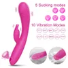 3 in 1 Dildo Sucking Vibrator Female for Clitoris Clit Sucker Woman GSpot Vacuum Stimulator Sex Toys Women Powerful 240507