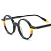 Zonnebrillen frames ins retro ronde plaat vrouwen optische lens frame heren geavanceerde kwaliteit recept spiegel presbyopia groen
