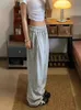 Frauenhose Capris Houzhou Y2K Vintage Baggy Frau Jogginghose Übergroße koreanische Modejoggerhose Harajuku Japanischer Stil Strtwear -Hosen Y240509