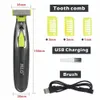Razors Blades Mlg Washable et rechargeable Electric Shaver Body Trimm Homme Hair Care Cleaning Machine Q240508
