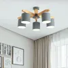 Kroonluchters woonkamer e27 kroonluchter keukenverlichting slaapkamer plafond villa indoor lampen houten kunstlamp fabriek groothandel