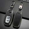 Autosleutel zinklegering koolstofvezelauto externe sleutel case fob voor Audi A1 A3 8V A4 B8 B9 A5 A6 C7 A7 A8 Q3 Q5 Q7 S4 S6 S7 S8 R8 TT Accessoires T240509