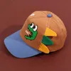Caps Hats Gorros Para Bebe Cute Dinosaur Baby Bucket Hat Summer Newborn Baseball Hat Outdoor Beach Childrens Boys and Girls Cartoon Sun Hat d240509