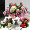 Fiori decorativi bouquet tavolo artificiale matrimonio 1 mazzo pianta da festa falsa floreale gerale casa interno esterno soggiorno