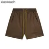 Rhude High -End -Designer -Shorts für trendige Sommer -Sticks -Casu -Shorts für Männer und Frauen High Street Capriis mit Kordelstring -Gerade mit 1: 1 -Tags