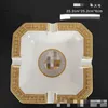 Fashion Unique Octagonal Ceramic Matu Ashtray Creative Living Room Decoration Ashtray Gift