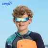 Copozz professionele kinderen zwemmen bril UV anti mist waterdichte verstelbare zwembril zwembad zwembad zwembad zwembad 240506