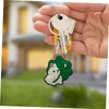 Andere Modezubehör White Rabbit Keychain Schlüsselanhänger für Kinderparty bevorzugt die Schlüsselringe cooler Farbton mit Armbandschlüssel OTFMK