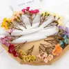 Dekorative Blumen 20pcs künstliche Seide Mini Hortensie Sammelalbum Diy Candy Box Home Weihnachtsdekoration Hochzeit Braut Bouquet Wrader