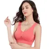 Roupa íntima ativa Bras esportivos de tamanho grande para mulheres s-6xl sutiã sem fio sexy sem costas push up sutiã superior de malha sem ossos Bras D240508