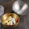 Miski 2PCS Sałatka ze stali nierdzewnej Miski Sałatka Ryżowy Noodle Ramen pojemnik miksujący domowe stoliki kuchenne