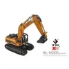 Wltoys 16800 116 24G Excavator RC Car Toys Styling 23 Channel Road Construction All Truck Auto in metallo con fumo leggero a LED 240508