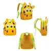 Sac à dos 3d dessin animé animal enfants sac à dos mignon ours singe vache enfants sacs scolaires sac à maternelle garçons filles girls scolaires mini sac à dos