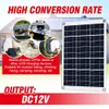12V tot 110V220V Solar Panel System 600Wsolar Panel Batterij Laadcontroller 6000W Solar Inverter Kit Volledige stroomopwekking 240508