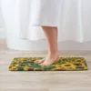 Carpets Sunflower 24 "x 16" Mat de bain en mousse à mémoire absorbante sans glissement pour décoration / cuisine / entrée / intérieur / extérieur / salon