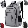 Rugzak Large 15 6 inch 17 3 Laptop USB Men Computer Schoolbag Business Bag Oxford Waterdichte Rucksack College Daypackbackpack 293J