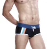 Underpants U Men's Us Convex Concive Trunks per i giovani alla moda Adolescenti a vita bassa adolescenti Summer Fashion Beach Swimwear