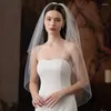 Bridal Veils Wedding Veil Hair Comb Women Ceremony Short For Bride Bachelorette Party Accessories