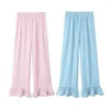 Calças femininas Capris coreana plissada calças 2024 Vestuário de verão Roupas femininas retro estampa de xadrez doce retro alta