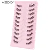 Ut5s faux cils demi-cils 3/7/10 Double Soft Natural 3d vison mobilisation volume volume du moelleux à moitié faux outil D240508