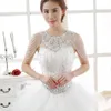 Wraps Jackets 2021 Top Sale Luxurious Crystal Rhinestone Bling Bridal White Lace Wedding Shawl Jacket Bolero Wrap 271x