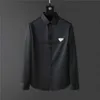 2024 Luxury Designer Mens Dress Shirts Fashion Business Casual Business Social Veste et Cocktail Shirt Brand Printemps Automne Slimnming Le manteau le plus à la mode