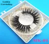 Golden Unwinding Lashes 04 short mink lash 3d natural long 15mm feather eyelashes packaging square box6830292
