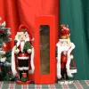 ミニチュア36cmくるみ割り人形操り人形のクリスマス装飾デスクトップ装飾漫画ウォルナッツ兵士バンドくるみ割り人形図形ミニチュア