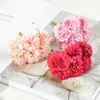 Decorative Flowers 30pcs Carnation Mini Artificial Silk Rose Flower Bouquet For Wedding Home Decoration DIY Handmade Crafts Accessories Fake