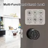 Smart Lock Smart Knob Fitel Lock 4-in-1 sem chave Bonga da porta de entrada com alça Aplicativo/100 impressão digital/ic Card/senha WX