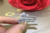 Arrivée T107 925 STERLING Silver COMET MICRO CLUSTER RING RING avec un diamant complet Index mobile personnalisé femelle Fashi3878431