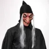 Party Masks Halloween Witch Grand-mère Nana Masque Play Horror Ghost Face Latex Casque Costume Carnaval Costume Q240508