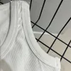 C24 Spring New Women's Simple's Cloth Etichetta Filetto elastico Top 3242