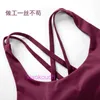 Diseñador Lul Yoga Outfit Sport Bras Women High Support Sports Sports Bra para mujeres Absorbes de choque de alta intensidad y hermoso chaleco trasero Fitness