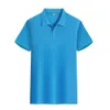 T-shirts masculins Polo Mens Mens Casual Award Courtettes Sept pièces de travail 2024 T-shirt Couleur solide de Business d'été H240508