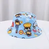 Caps Chapeaux Nouveaux Fashion Summer Childrens Bob Bob Childrens Cartoon Imprimé UV Protection de pêche D240509