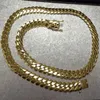 14K Gold Miami Men's Cuban Curb Link Chain Collier 24 1943