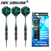 Darts Fox lächeln 3pcs 22g Stahlspitze Darts mit Gehäuse