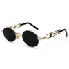 Occhiali da sole stile moda in metallo rotondo steampunk uomini retro retro vintage a vapore punk occhiali da sole punk per donne estate 2022sunglasses 270o