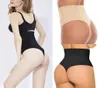 Dames slipjes hoge taille g string sexy solide zwarte buikbesturing ondergoed bulifter shapewear plus size s3xl1061122