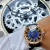 Designer Orologi di lusso per Mens Mechanical Automatico Roge Dubui Round Table Knight Series