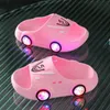 Slipper Summerchild Shoes Led Light Sliders Baby Indoor Anti Slip Sandals Boys and Girls Luminous Childrens Family Ouders Q240409